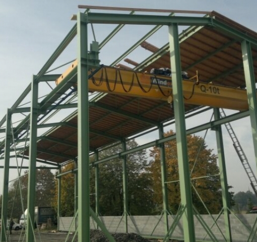 Suwnica Q-10 T wraz z halą i montażem