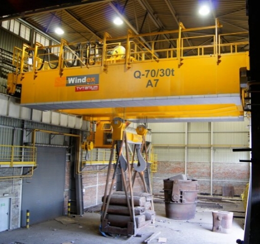 Suwnica lejnicza czterodźwigarowa Q 70/30 T GNP A7