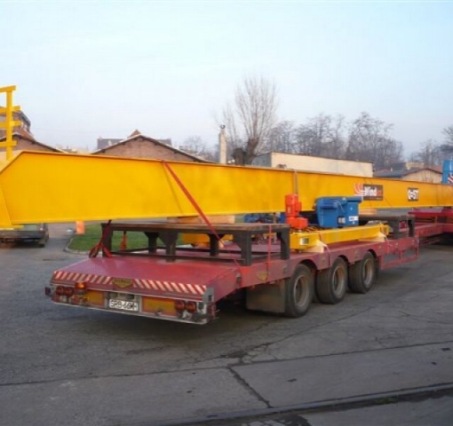 Suwnica natorowa Q=5t 21,6m grupa A6 z dostawą i montażem suwnicy, zasilania